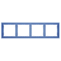 Изображение Рамка пластиковая VOLTUM S70 на 4 поста (деним)