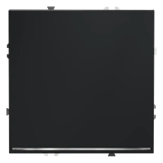 Изображение Проходной переключатель встраиваемый VOLTUM S70 одноклавишный с подсветкой 10А, (графит)